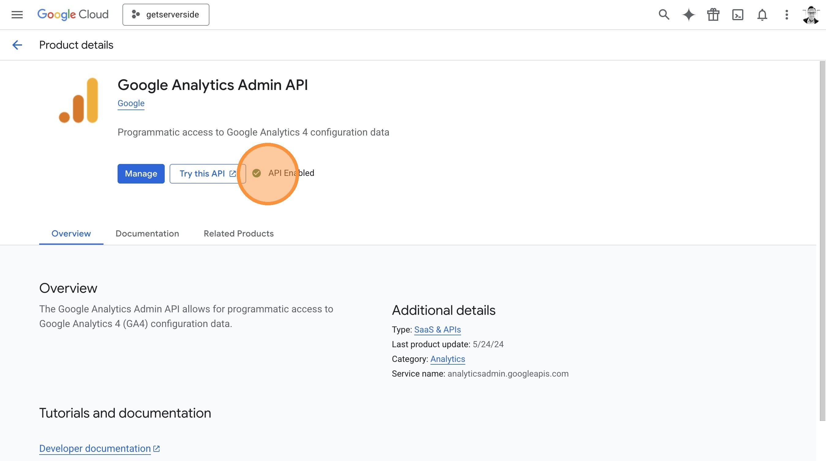 Enable API